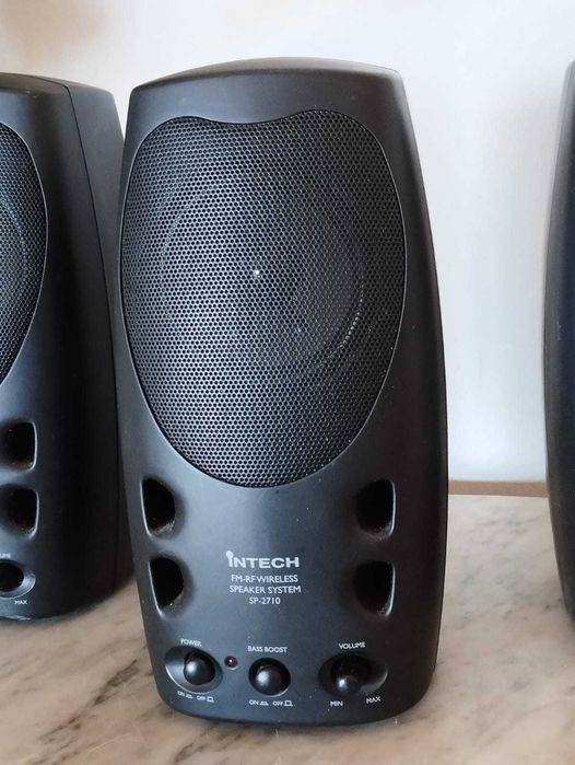 Colunas Intech SP-2710 Sem fios FM-RF (3 Unidades)