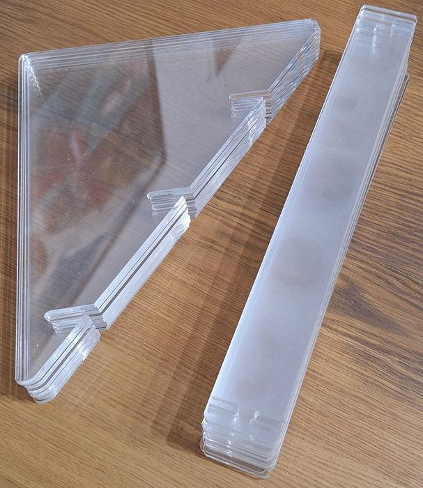 Escadas em acrílico transparente para Funko Pops - Vitrine Deltof Ikea