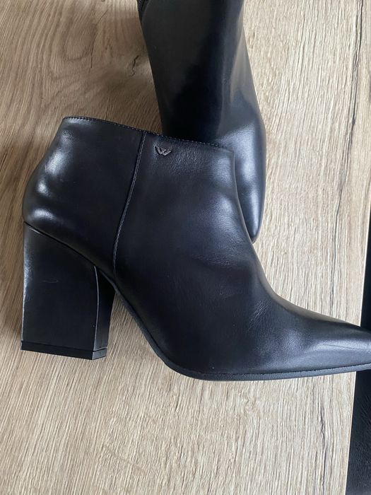 Botki Wojas skóra naturalna 40