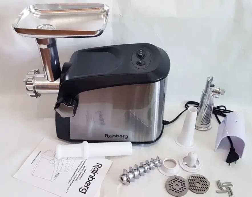 Электромясорубка с соковыжималкой Rainberg RB 672 3000Вт