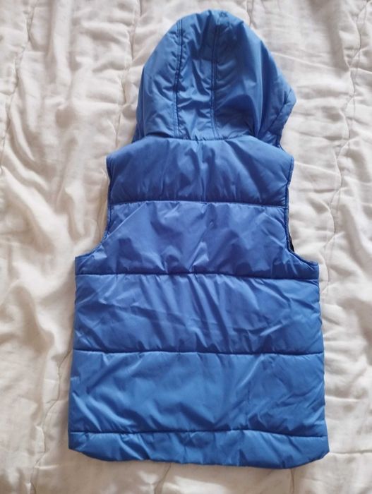 Blusão/casaco/colete sem mangas, azul - menino/rapaz