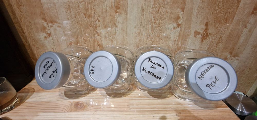 Szklane pojemniki,słoje na żywność
