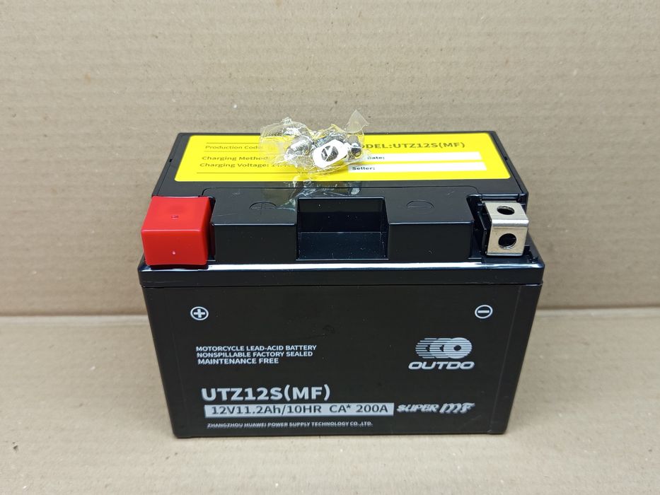 Акумулятор мото АКБ 12V 11.2A UTZ12S (MF) 150-87-110mm "OUTDO"