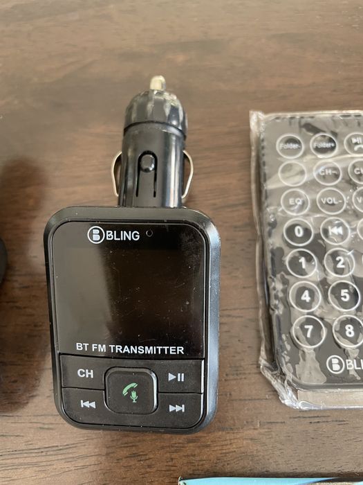 Carregador e Bluetooth carro + rádio transmissor