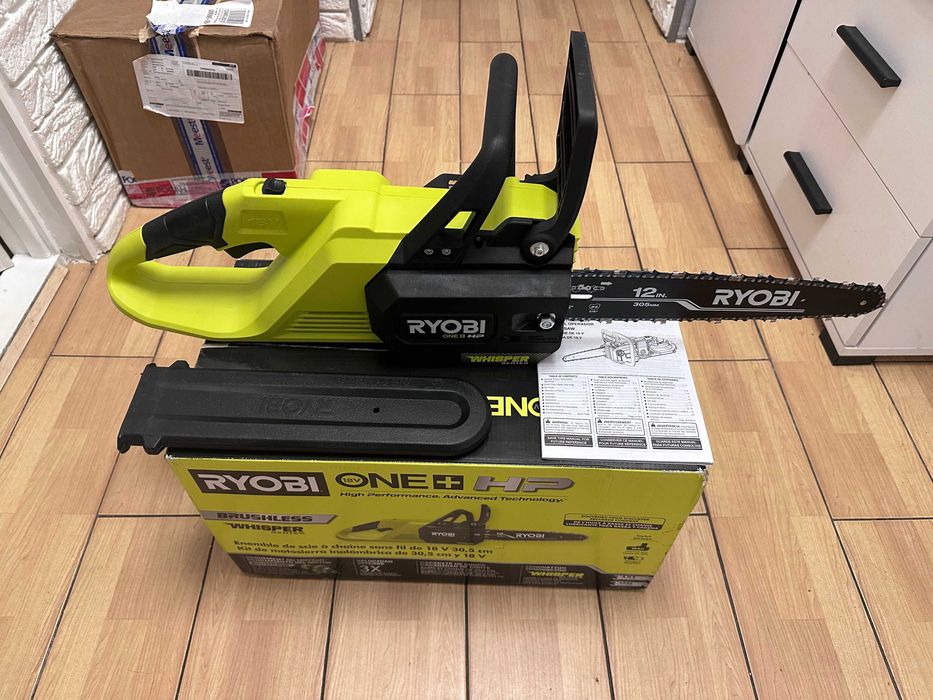 Ryobi P2507 нова акумуляторна ланцюгова пилка 18V ONE+HP Whisper з