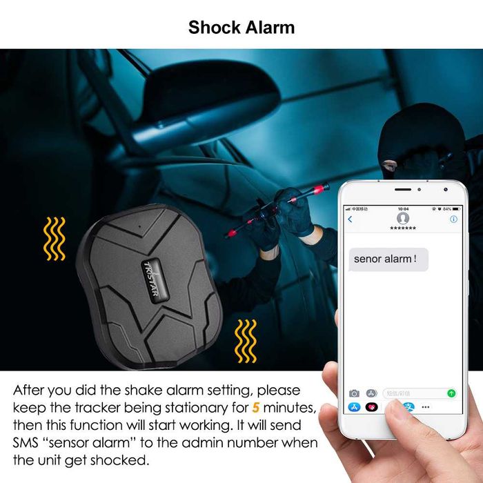 TKSTAR-TK905 Rastreador de Veículos Localizador GPS 90 Dias De Espera