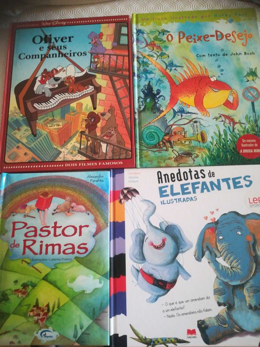 Livros infanto juvenis 2€ cada