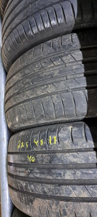 Pneus 225/45/17 michelin,continental;Bridgestone,dunlop,pirelli