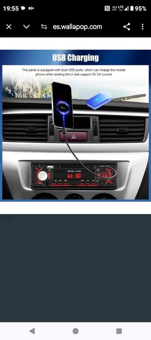 Radio-odtwarzacz MP3 z portem USB/SD do samochodu