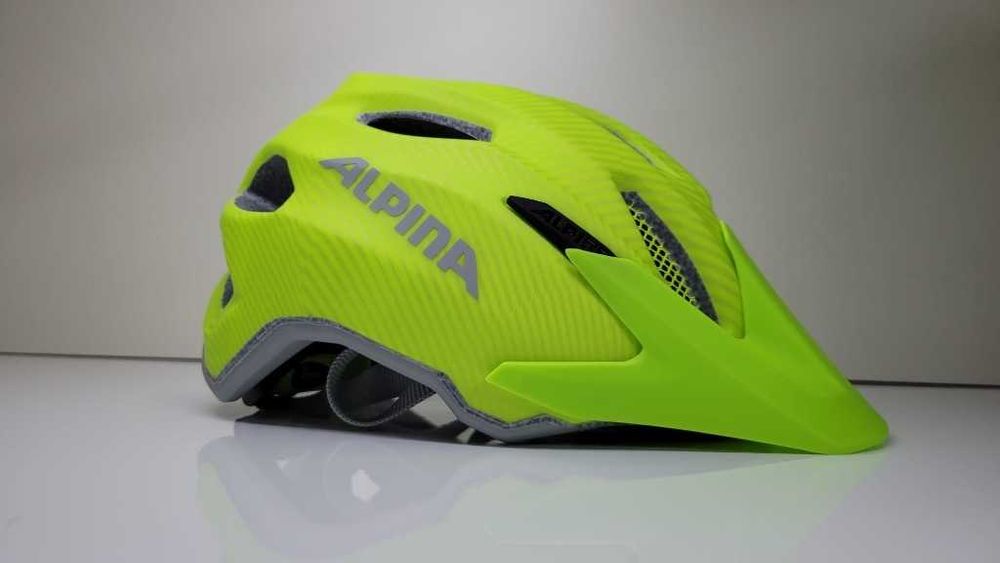 dziecięcy kask rowerowy Alpina CARAPAX JR. FLASH be visible r. 51 - 56