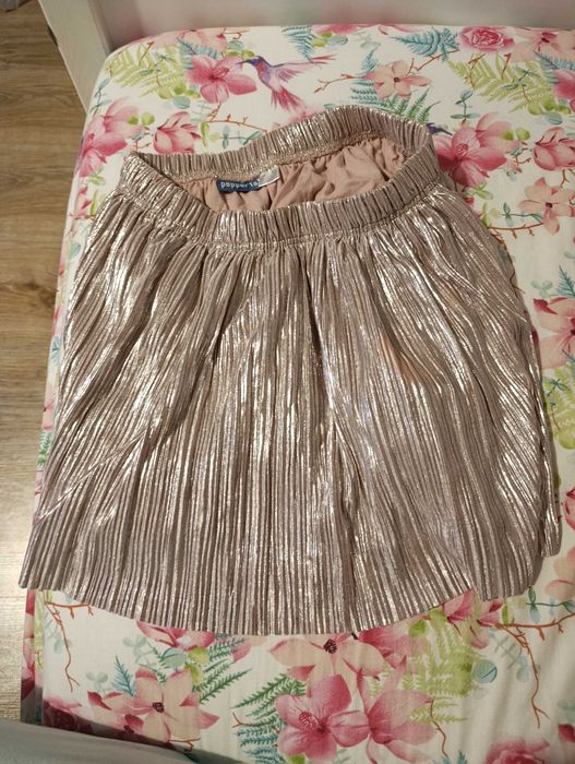 Spódniczka różowa plisowana