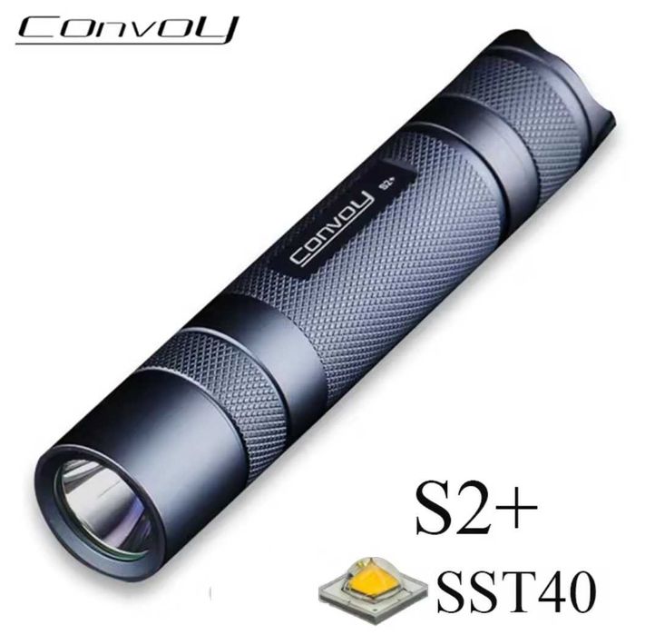 Nowa latarka Convoy S2+ SST40 1800lm barwa 5000K