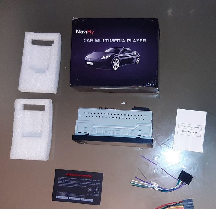 Rádio multimédia NaviFly 1Din USB, Bluetooth, MP3 NOVO