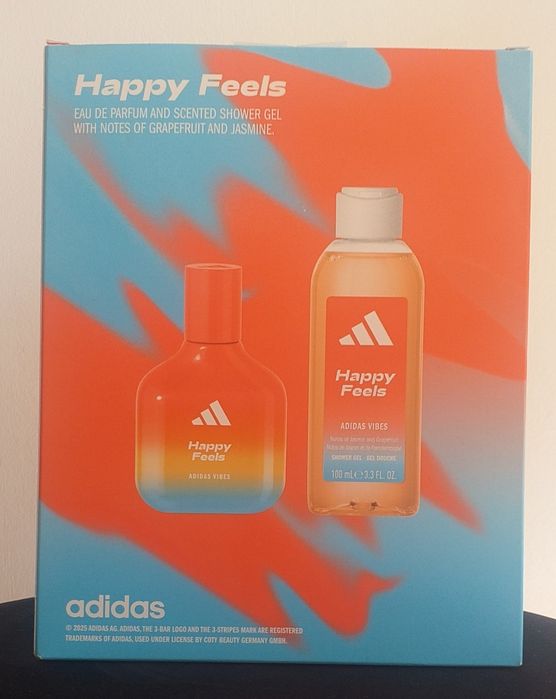 NOWY Zestaw Adidas Happy Feels 50ml +100ml