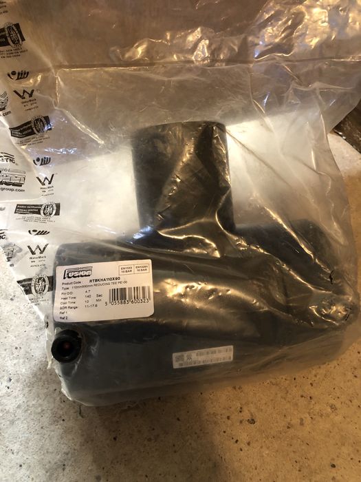 Trójnik elektrooporowy 90 SDR11 Fusion plus mufa