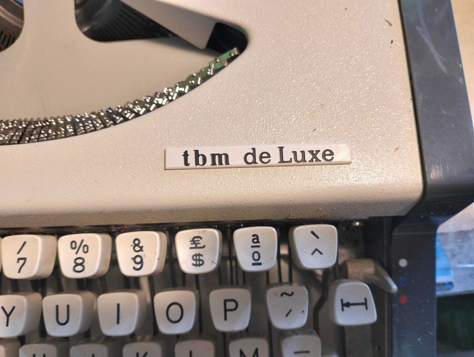 Maquina de escrever Unis TBM de Luxe