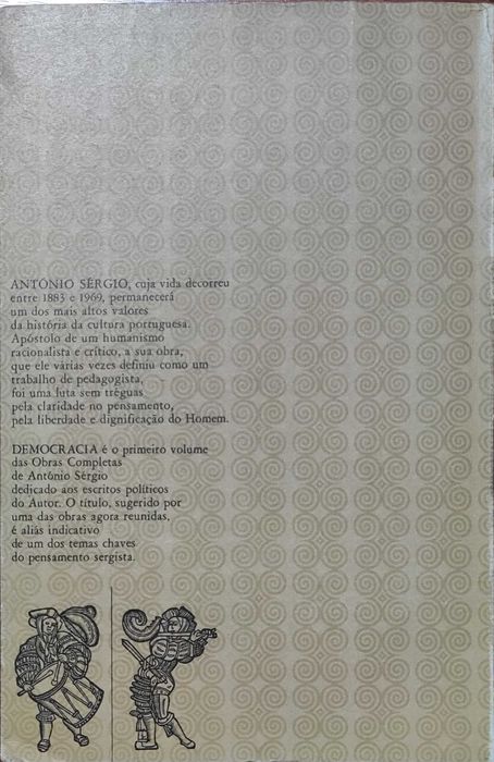 Livro "Obras Completas: Democracia" de António Sérgio