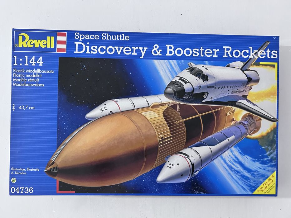 Prom kosmiczny Discovery + booster model do sklejania Revell 04736