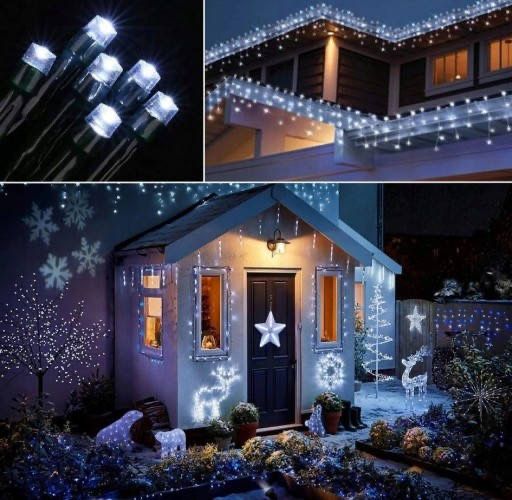Новорічна гірлянда 1000 LED, 120м