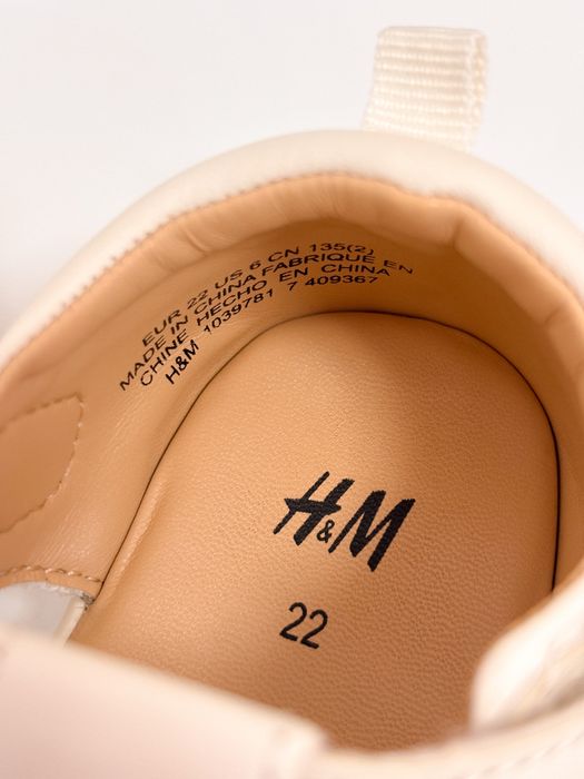 Сандалі босоніжки дитячі 22 білі H&M