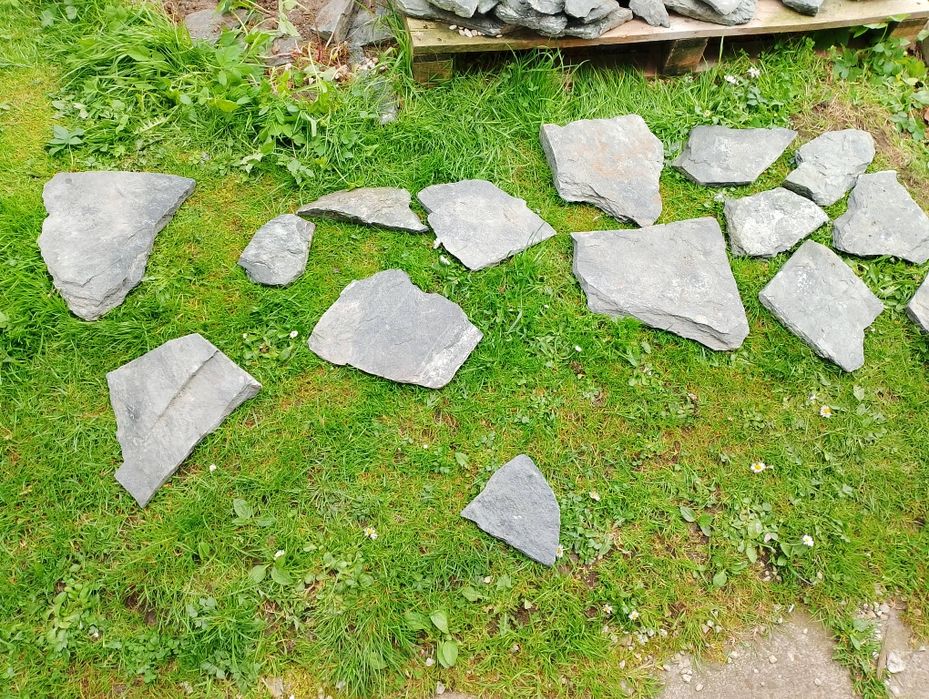 Ozdobny Czarny kamień łupek na zewnątrz, wewnątrz