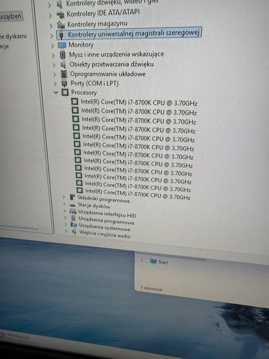 Komputer gamingowy cs2 fortnite i7 8700k 16gb