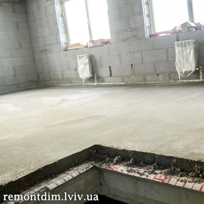 Машинна стяжка підлоги