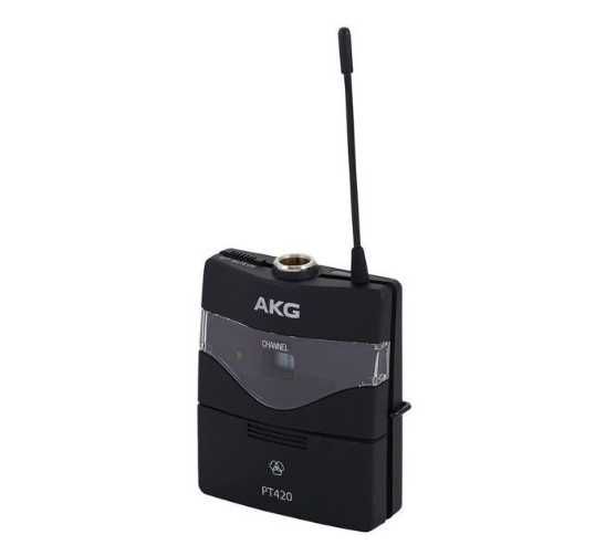 UHF Wireless System AKG WMS 420 com micro de lapela AKG (COMO NOVO)