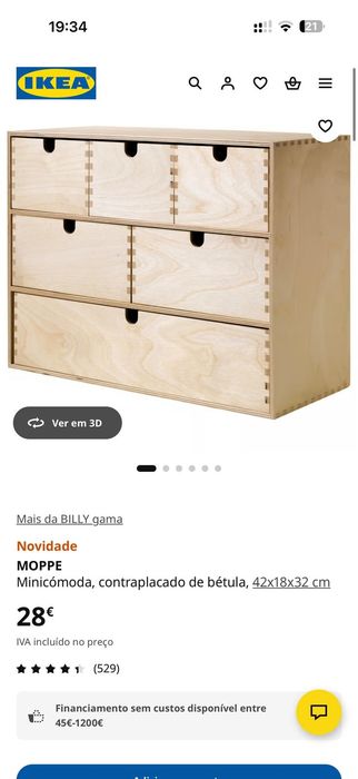 Mini cómoda IKEA