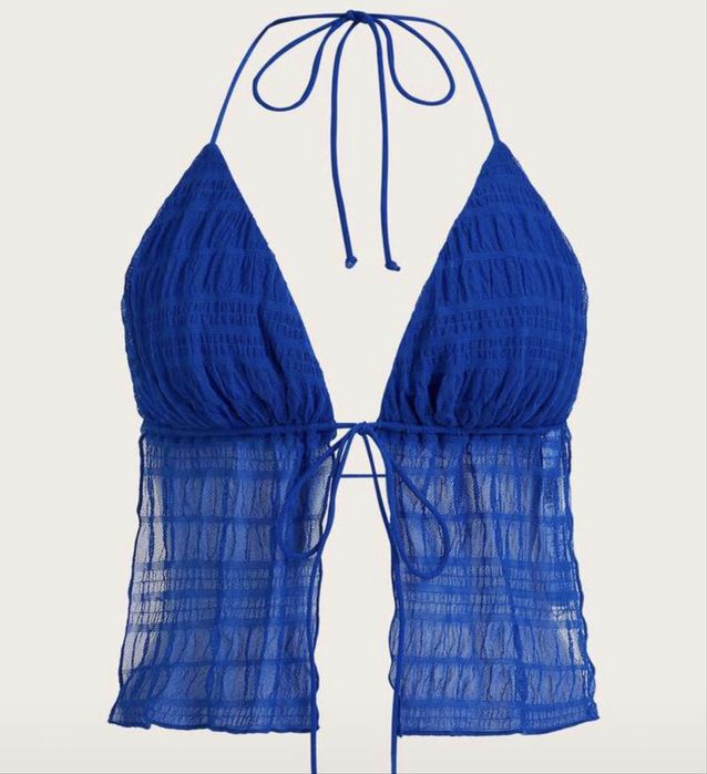top azul da shein