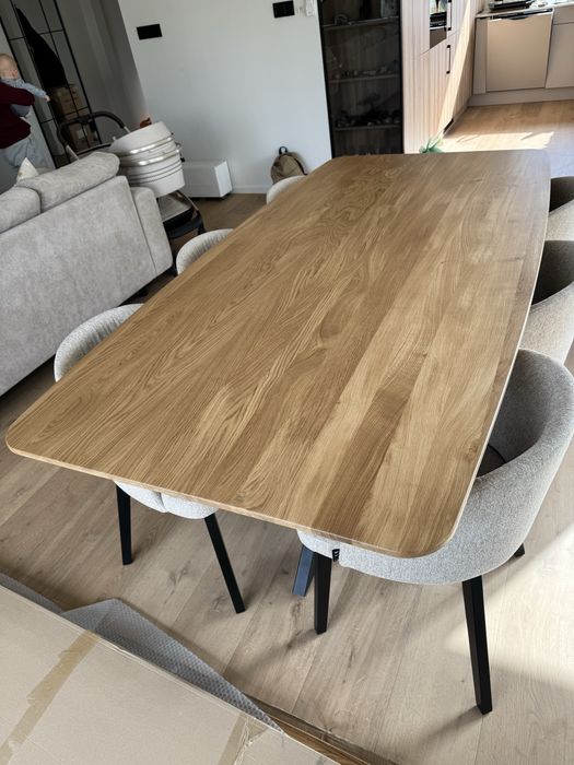 Blat dębowy lity 100x200