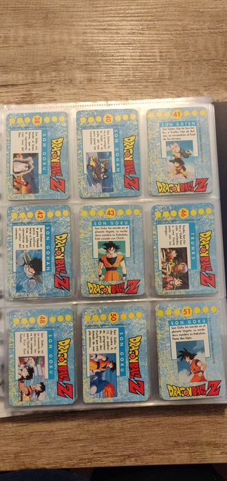 Cartas dragon ball Z serie 1 - azul