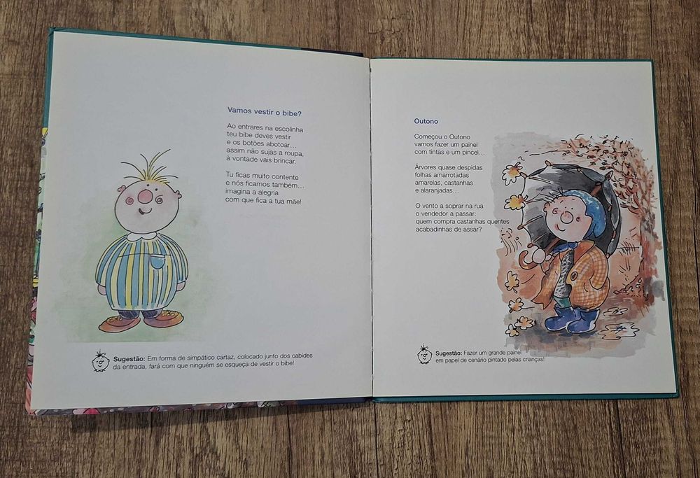 Pack dois livros,  "O Livro dos Dias" (José Jorge Letria) e "No Jardim de Infância " [Edit. Âmbar]
