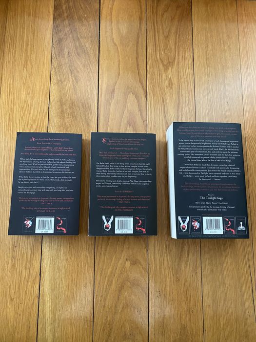 Trilogia Twilight em ingles