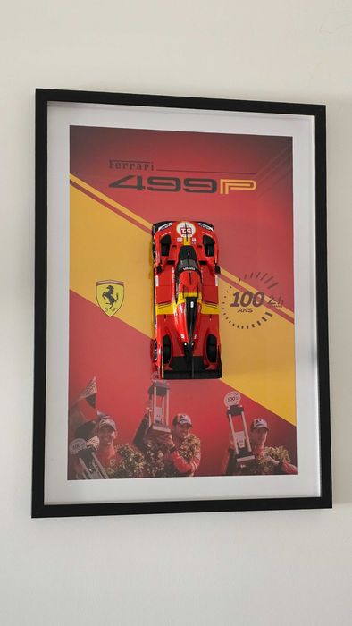 Quadro 50x70 ferrari 499P lemans, wec,endurance,f1