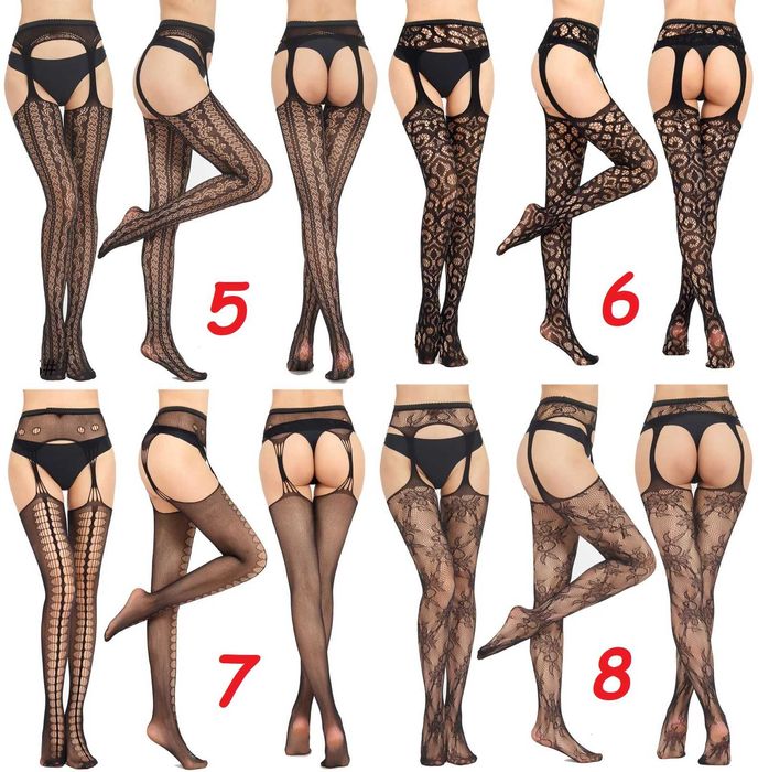 Ажурні та що світяться еротичні панчохи сітчасті колготки висока талія