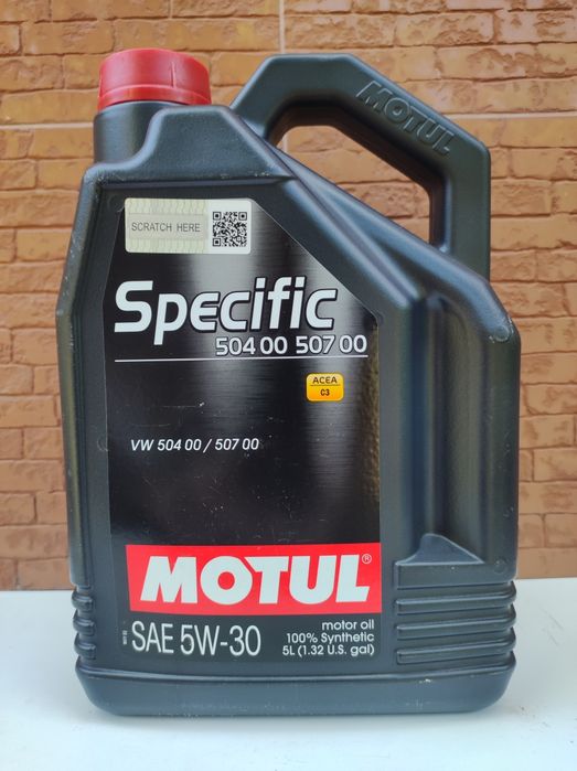 Motul Specific 504.00/507.00 5W30 5л. Моторное масло. Оригинал!