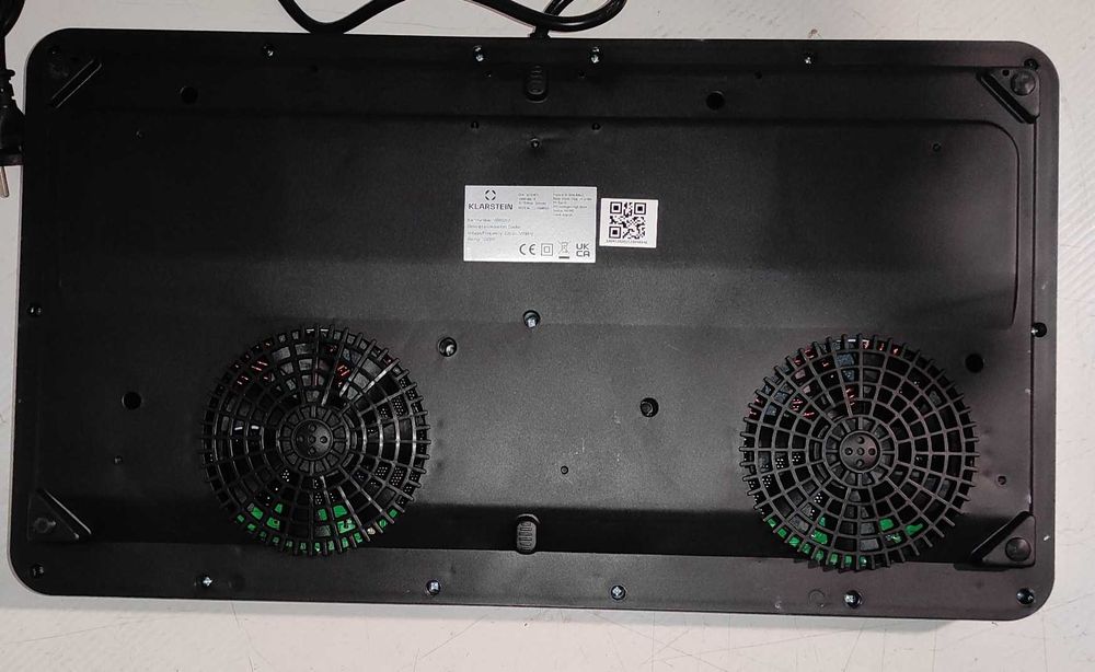 Подвійна індукційна плита Klarstein Cookio 3500 Вт таймер склокераміка