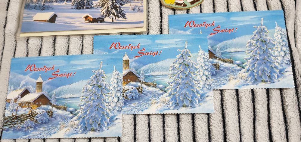 Boże Narodzenie stara kartka pocztowa pocztówka Wesołych Świąt