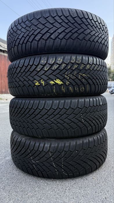 Шини зимові 205/55 r16 Continental 24 рік 8 мм як нові