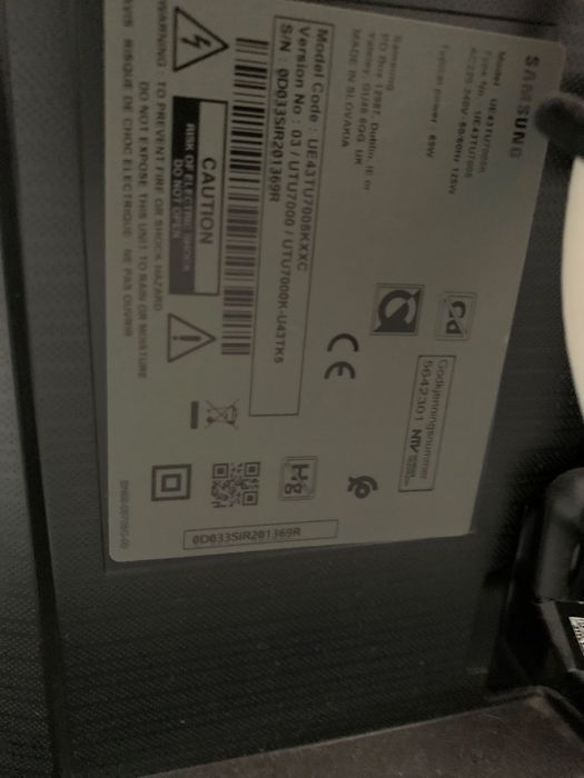 Vendo tv samsung 43 polegadas 4k como nova