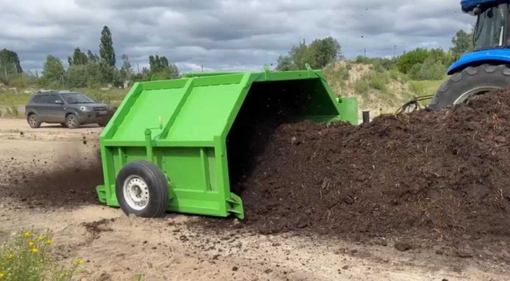 Перетрушувач компосту з бочкою 3 метра - А.ТОМ 3000 Plus  ІДЕАЛ