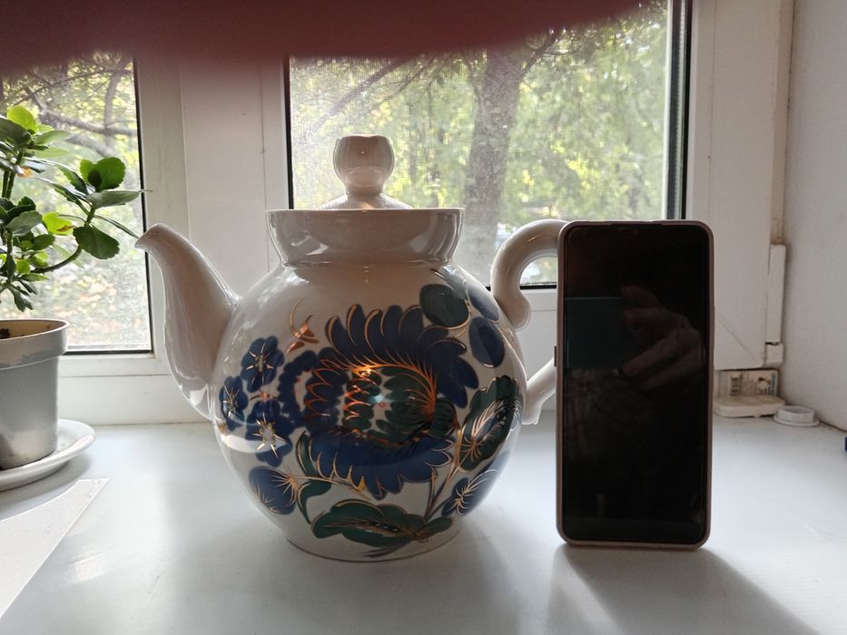 Чайник ручная роспись