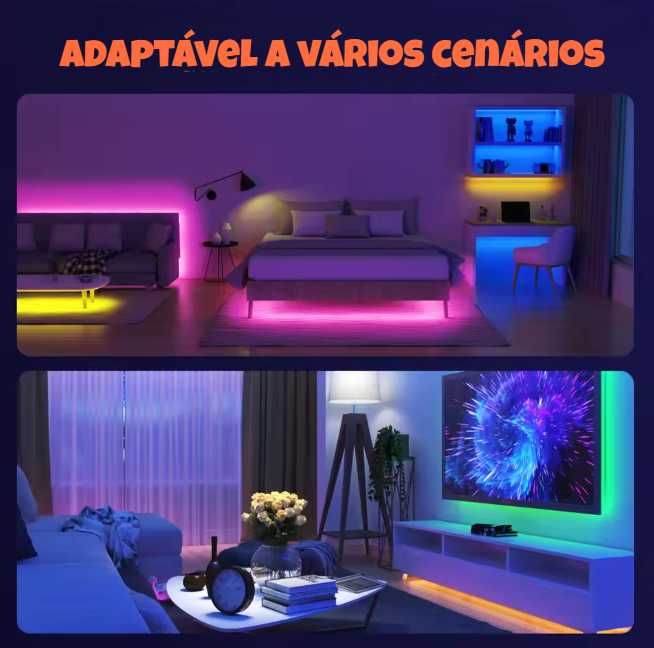 Tiras de Luz LED RGB - Alta qualidade