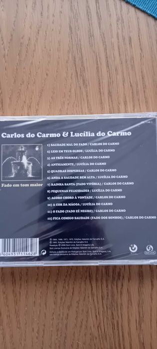 Carlos do Carmo e Lucília Carmo Cd Novo