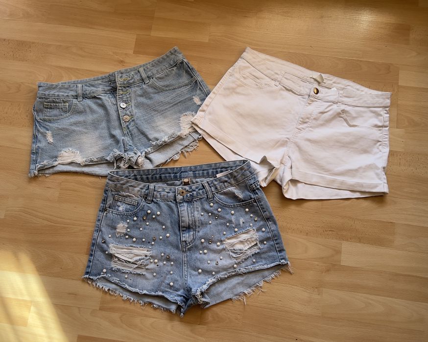 Короткі джинсові жіночі шорти роз 46-48 L