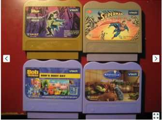 4 jogos em inglês para Consola V-Smile