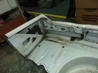 bmw 735i e32 traseira de chapa
