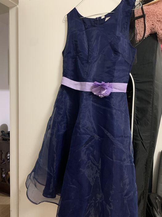 Vestido azul escuro