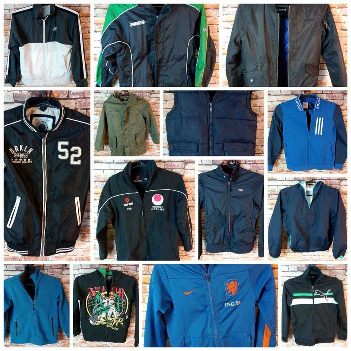 Пуховики,куртки,софтшелы,ветровки,жилеты брендовые